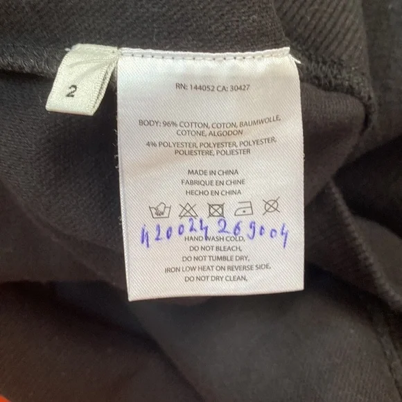 Essentiel Antwerp Black Sheer Geometric Sweatshirt - Picture 6 of 6